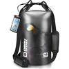 OSAH DRYPAK Dry Bag Borsa Impermeabile Mare 5L/10L/20L/30L/40L Sacca Impermeabile con Spallacci e Custodia Impermeabile per Telefono per Sport Acquatici, Kayak, Pesca, Campeggio