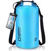 OSAH DRYPAK Dry Bag Borsa Impermeabile Mare 5L/10L/20L/30L/40L Sacca Impermeabile con Spallacci e Custodia Impermeabile per Telefono per Sport Acquatici, Kayak, Pesca, Campeggio
