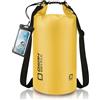 OSAH DRYPAK Dry Bag Borsa Impermeabile Mare 5L/10L/20L/30L/40L Sacca Impermeabile con Spallacci e Custodia Impermeabile per Telefono per Sport Acquatici, Kayak, Pesca, Campeggio