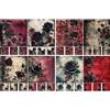 Craft Kreatively Carta di riso per decoupage con rose nere, 20,3 x 29,2 cm (A4), 4 fogli, 32 pezzi, 8 disegni unici, versatili disegni natalizi per progetti artistici e artigianali CRAFT KREATIVELY