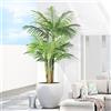 Keeplush Artificiale Tripla Dorata 150cm Golden Cane Palm Piante Finte da Esterno Grandi 1Pack