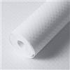 StaHom Tappetino per Cassetti, Tappetini Non-adesivo EVA Plastica Rotolo Carta per Mensola Cassetto Frigorifero Tavolo Mobile Cucina Lavello Ripiani Bianco puro 44.5x200cm
