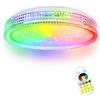 YRHome 60W Lampada da soffitto a cielo stellato LED, lampada da soffitto in acrilico Ø50CM dimmerabile RGB con telecomando 2800-6500K, illuminazione a luce stellare creativa rotonda per camera da