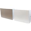 MAURY'S IL NUMERO UNO DEL RISPARMIO SET DI SCARPIERE IN PLASTICA 51 X 17 X H39 CM COMPONIBILI E IMPILABILI MADE IN ITALY (2 Pezzi, Bianco e Tortora)