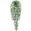 Der Rose Piante artificiali da appendere, 86 cm, mandala, piante rampicanti artificiali in vaso, per interni ed esterni, per ufficio, casa, soggiorno, bagno, mensola decorativa (1 confezione)