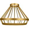 Osram Vintage Edition 1906, Paralume Cage, Espansione Pendulum Lampada, IP20, Corpo In Alluminio, Dorato