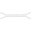 NIBOTT Misura for Samsung 32 Pollici 12-LED TV Striscia di Retroilluminazione BN96-33972A UN32H5203AF UN32H5203 UN32EH5000F UN32EH5000 UN32EH5300F UN32EH5300