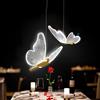 Gokelomg Lampada a sospensione a LED a, per soggiorno, camera da letto, comodino, doppia testa