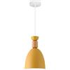 SHUANGZ Lampadario Macaron Illuminazione Lampada A Sospensione Industriale Lampada da Soffitto A Sospensione con Decorazione A Testa Singola Stile Country Pastorale Creativo per Il Comodino
