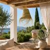 Generico Lampadario a Sospensione in Paglia Artigianale Marocchino: Stile Etnico, Illuminazione Naturale e Accogliente 2403211001 Rattan Vimini Bambù Giunco
