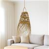 Generico Lampadario a Sospensione in Paglia Artigianale Marocchino: Stile Etnico, Illuminazione Naturale e Accogliente 2403211008B, 2403211001 Rattan Vimini Giunco Bambù