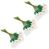 ULDIGI 144pezzi Mini Fiori Artificiali Bouquet Finti Adorabili Decorazioni Floreali Vivaci Forniture Fai da Te per Artigianato Regali e Eventi