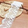 Blausky 10 yards - Nastro decorativo in poliestere, con bordo in pizzo, larghezza 10 cm, colore bianco