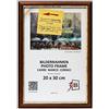 3-B BARI RUSTICO Cornice per foto - marrone scuro/oro - 20x30 cm cornice in legno di pino con vetro acrilico
