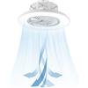 NAIZY Ventilatore da Soffitto 36W con Illuminazione Luci a LED per Ventilatore con Telecomando Plafoniera Morden Dimmerabile Ventilatore Silenzioso per Soggiorno Camera da Letto