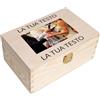 Creative Deco Regalo Personalizzato, Cassetta in Legno con Testo a Scelta