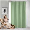 GAIFNAG 1 Pezzi Tende Oscuranti per Interni 220 x 240 cm Morbide Tinta Unita Tenda Isolante, Vari Colori Tende Voile Semitrasparenti per Camera da Letto Salotto, Verde Tenero