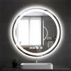 Bellanny Specchio Bagno con Luce, 60cm Specchi da Parete con Antifog, IP44 LED Specchio Retroilluminato | 3000K/4500K/6500K Specchiera Grande Trucco con Luci, Dimmerabile, Vetro Temperato HD, Memoria
