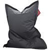 QSack Sacco a sacco per bambini Outdoorer, con sacco interno e imbottitura di qualità tedesca, 100 x 140 cm (grigio scuro)