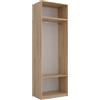 Vicco Armadio multifunzione Elmo, Sonoma, 80 x 40 cm Set di 2per riporre in modo flessibile diversi capi di abbigliamento