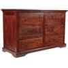 MASSIVMOEBEL24.DE Stile coloniale CASSETTIERA MASSELLO Acacia MOBILI Oxford #447