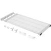 sourcing map Mensola espandibile per armadio, regolabile da 60 cm a 100 cm, organizer per armadio, 6,1 x 24 cm, motivo floreale, per armadio, cucina, camera da letto