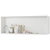 Neodrain Niche da parete per doccia, in acciaio inox, 90 x 30 cm, colore: bianco