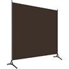 Generico Paravento Marrone 175x180 cm in Tessuto,Marrone,1.86kg,320736