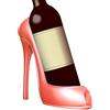Generic Scaffali per vino - Elegante espositore per vino con scarpe con tacco alto, design unico | Portabottiglie per vino, Ideale sul bancone della cucina di casa, Aggiunge un tocco di