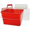 KIT SECCHIO PLASTICA C/COP + RULLO + RETE