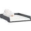 Livinity Mobiletto per lavatrice Paolina, Antracite, 60 x 12.6 cm