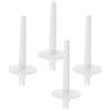 Alipis Set 4 Pezzi Perni Porta Rocchetta in Plastica Bianco per Macchina da Cucire Domestica, Facile Sostituzione e Miglioramento Efficienza Lavoro