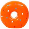bayicie Donut Dog Toy Squeaky Latex Donnut Dog Toy Interactive Dog Training Toy for Outdoor Fetch Game Cleaning