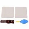 CCYLEZ Kit di Pulizia dei Dischi con Spazzola Antistatica, Panno in Microfibra e Soffiatore D'aria in Silicone, Detergente per Vinili per LP, Fonografo, CD, DVD, Fotocamera, Tasti