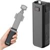 SMALLRIG Impugnatura Porta Batteria per DJI Osmo Pocket 4/4P/3, Power Grip da 5000 mAh con Ricarica Rapida da 20W, Connessione Audio per Microfono Wireless, Filettatura da 1/4 per Treppiede, 5705