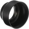 FOTGA Paraluce per fotocamera con copriobiettivo, in gomma e metallo, pieghevole, riduce la luce solare in eccesso, per varie marche (55 mm)