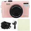TARSHYRY 48MP 4x Zoom Digitale 1080p Videocamere di Viaggio Portatile per Videocamera per Fotografia (32GB)