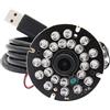 ELP 2mp Visione Notturna Modulo Fotocamera USB Ir Infrarossi con Microfono per Computer Mini 1080P H.264 PC Telecamera di Sicurezza Audio Video UVC USB2.0 Webcam Board CMOS AR0330 Lightburn Laser
