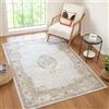 Livabliss Albany Tappeto lavabile in lavatrice, 160 x 213 cm, panna, marrone, grigio