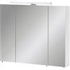 Schildmeyer Maxim 155029 - Armadietto a specchio, 80 x 16 x 74,7 cm, colore: Bianco opaco