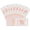 HYDRO HOME Kit 10 Listelli Ceramica 7x20 cm Bimba - Decoro Floreale - Ideali per Bagno e Cucina - 3 Colori Disponibili (ROSA)