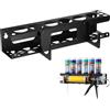 PENRUNKA Support per Tubi Sigillante Silicone Montaggio Muro con Gancio Attrezzi, Contenitore Raccolta Furgoncino Metallo Resistente per Pistola Sigillanti, Garage, Carrello Portautensili e Tubi Adesivi