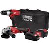 Ferramenta Trapano e Smerigliatrice KIT V18 ONLY1 EXCEL 11265 con Batteria Li Ah 4