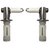 HYDRO HOME Kit Cerniere per copriwater Clodia e Perla Dolomite termoindurente J104900 e J326900