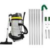 MAXBLAST Sistema Pulizia Grondaie con Aspiratore Industriale 50L Solidi e Liquidi 1400W Triplo Motore Tubi Alluminio 1.2m-7.2m Ø51mm Ugelli Intercambiabili Cavo 9m Tubo 1.5m