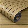 Jinfanshurich Pannelli acustici autoadesivi da parete, 300 x 40 cm, effetto legno, decorazione da parete, parete 3D, pannelli fonoassorbenti in legno (GS007)