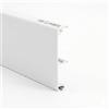 FIP Porte, Binario Porta Scorrevole Silver Portata 120 kg, Kit Alluminio Anodizzato, Fissaggio a Soffitto o Parete, Scorrimento Silenzioso, Misure da 120 a 300 cm, (130 cm, Mantovana Bianca)