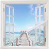 VOLLENC Tenda Zanzariera Finestra 140x180cm, Zanzariera a Tenda, Impedendo agli Insetti di Entrare per Finestra, Bianco