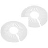 M METERXITY 2 Pcs Copertura Per Tubi Diametro Esterno 55mm-74mm Bianco