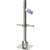 GeZu Impex Martinetto a Vite Girevole per Ponteggi 38 x 500 mm Zincato Elettricamente Regolabile in Altezza Vite di Livellamento per Base